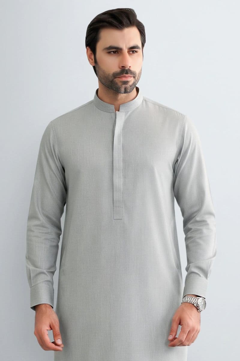 Light Green Wash & Wear Shalwar Kameez
