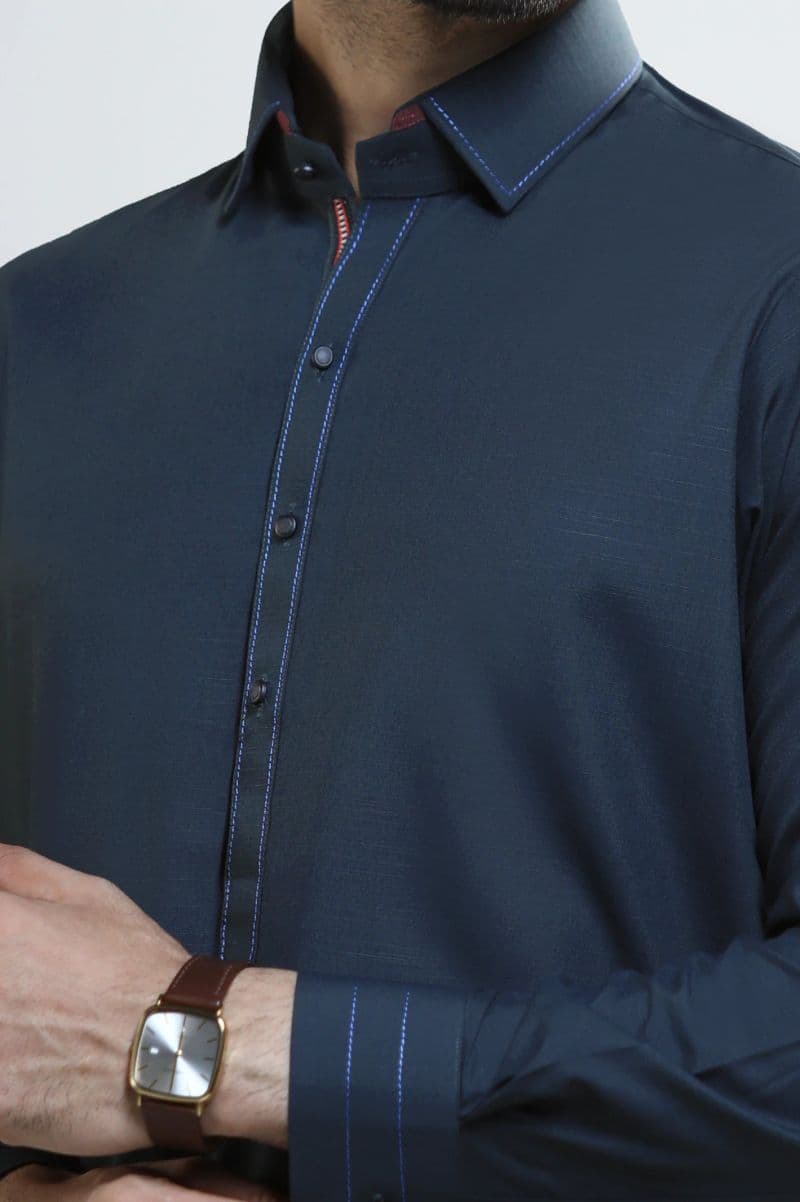 Bottle Green Wash & Wear Shalwar Kameez