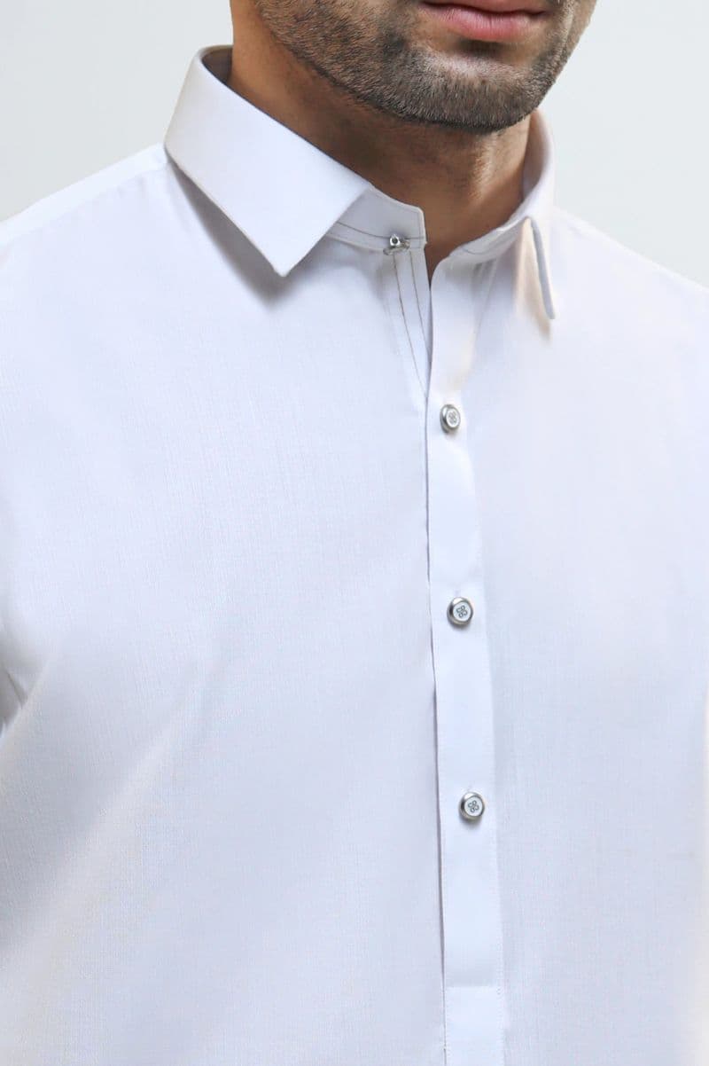 White Wash & Wear Shalwar Kameez thumbnail