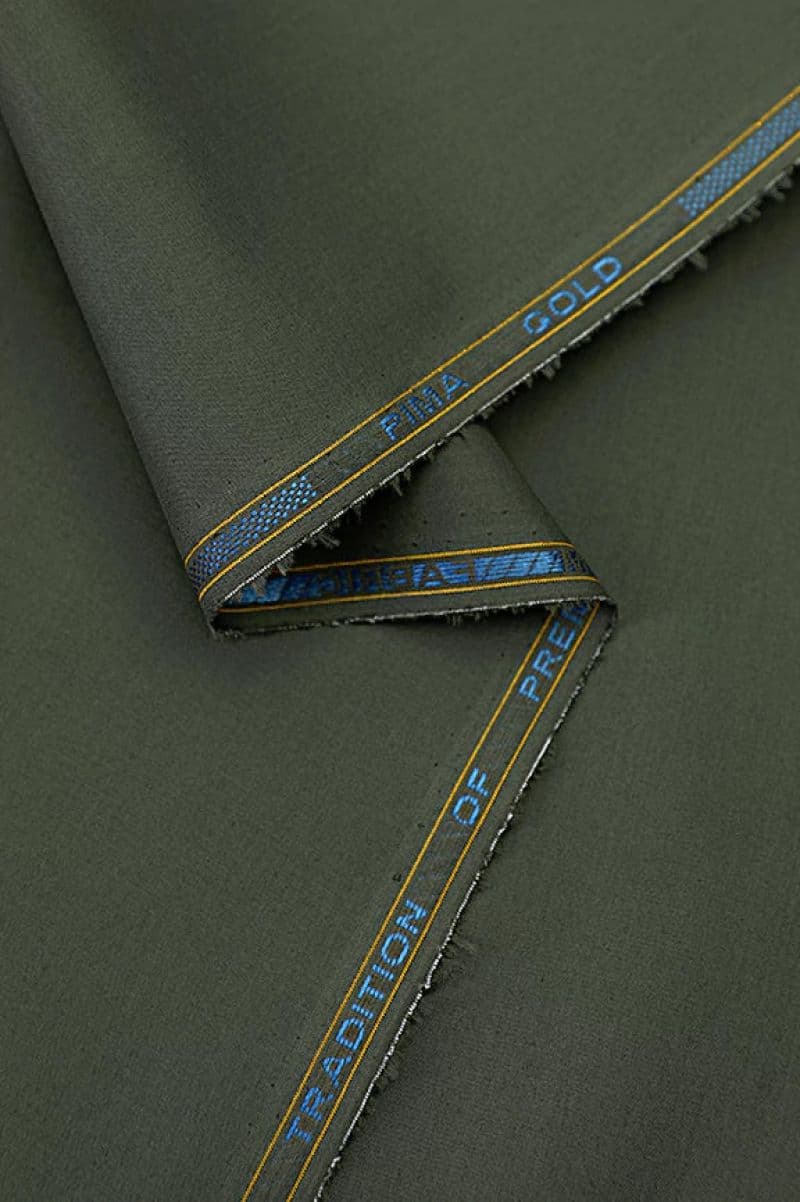 Dark Green Cotton Fabric thumbnail
