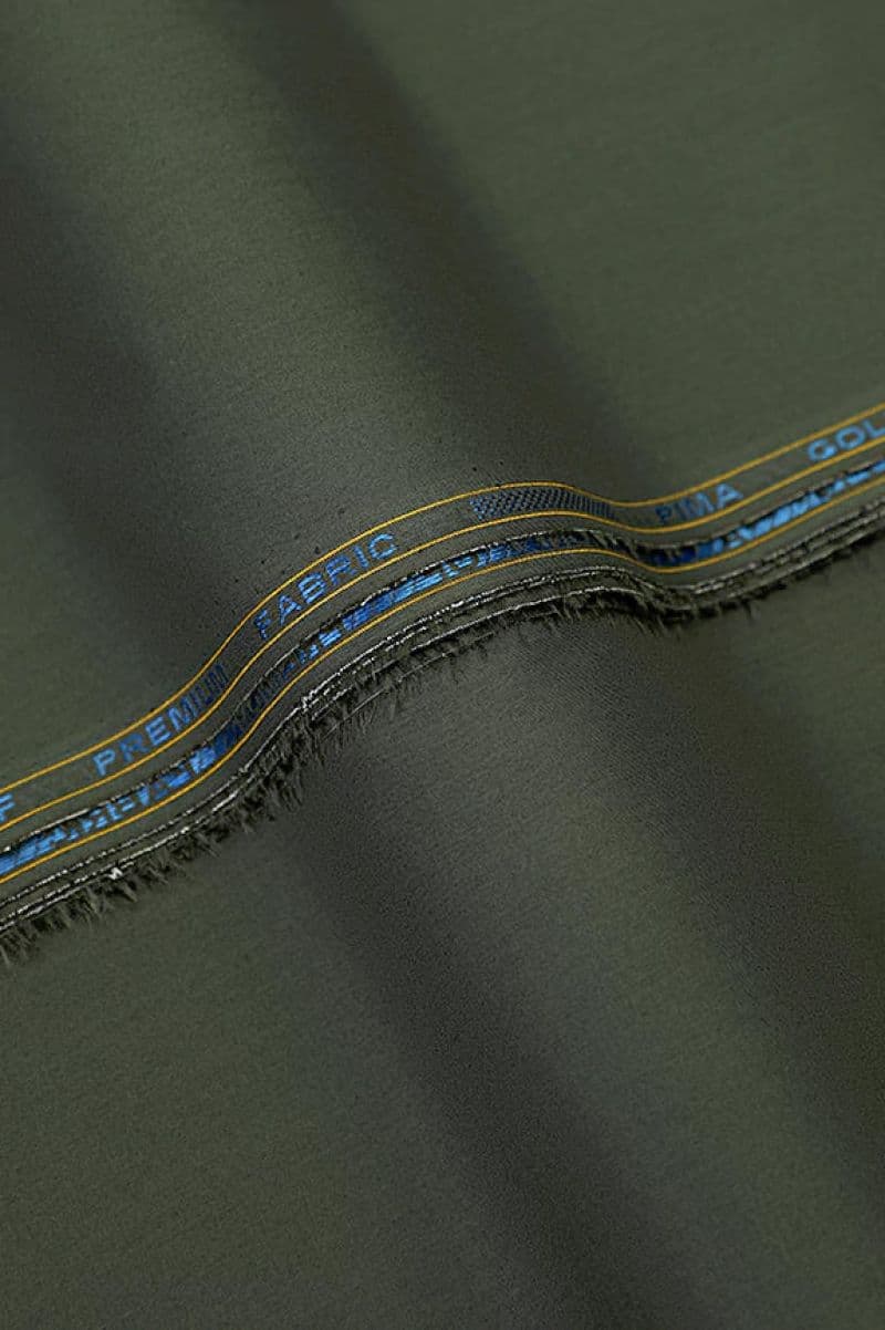 Dark Green Cotton Fabric thumbnail