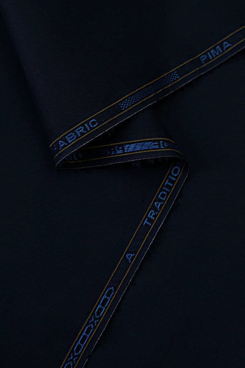 Navy Blue Cotton Fabric thumbnail