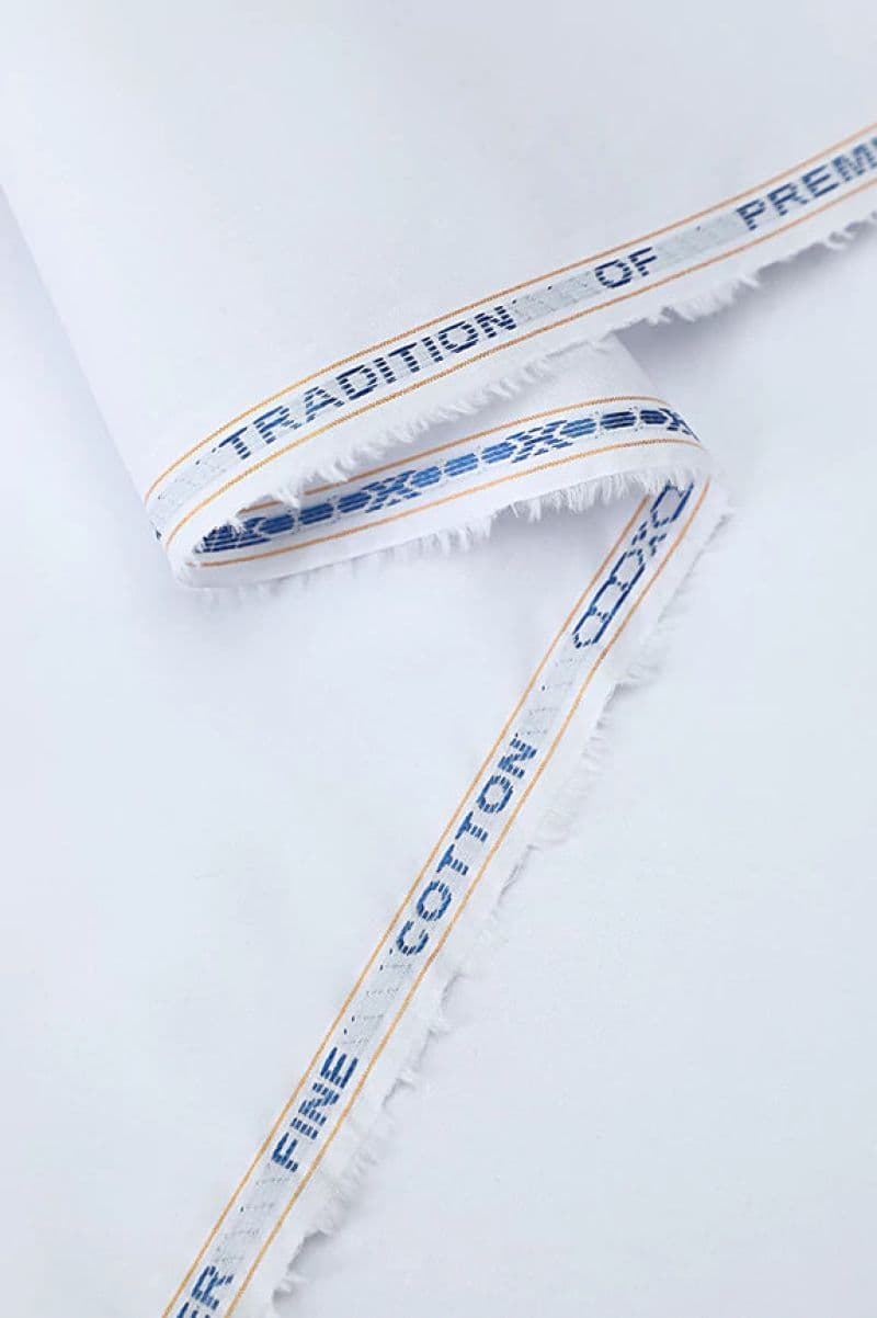White Cotton Fabric thumbnail