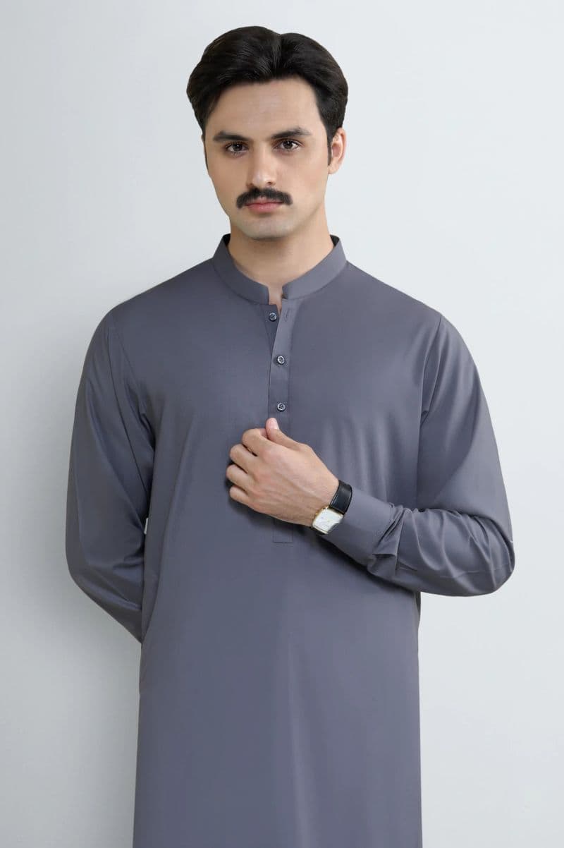 Grey Shalwar Kameez thumbnail