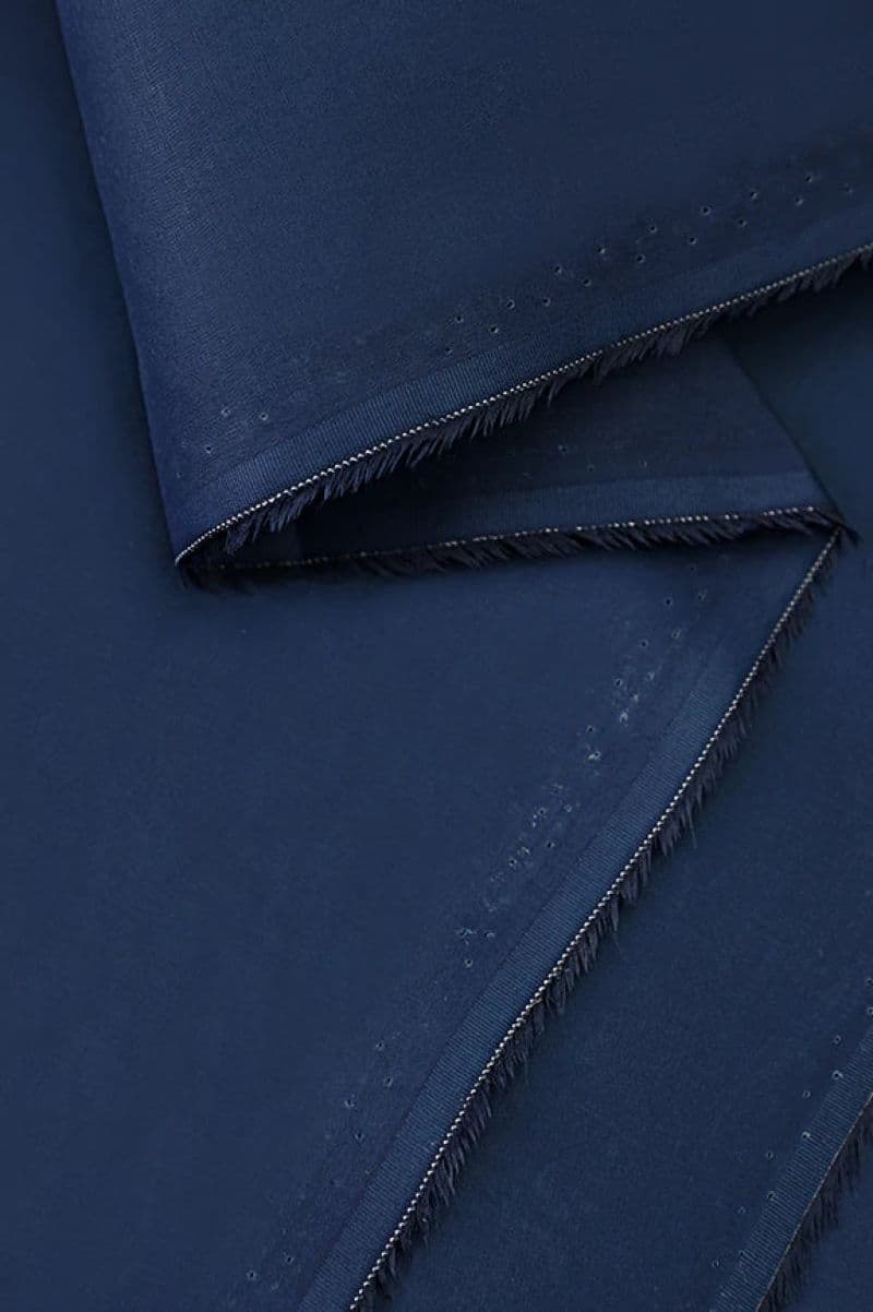 Blue Premium Lattha Cotton Fabric thumbnail