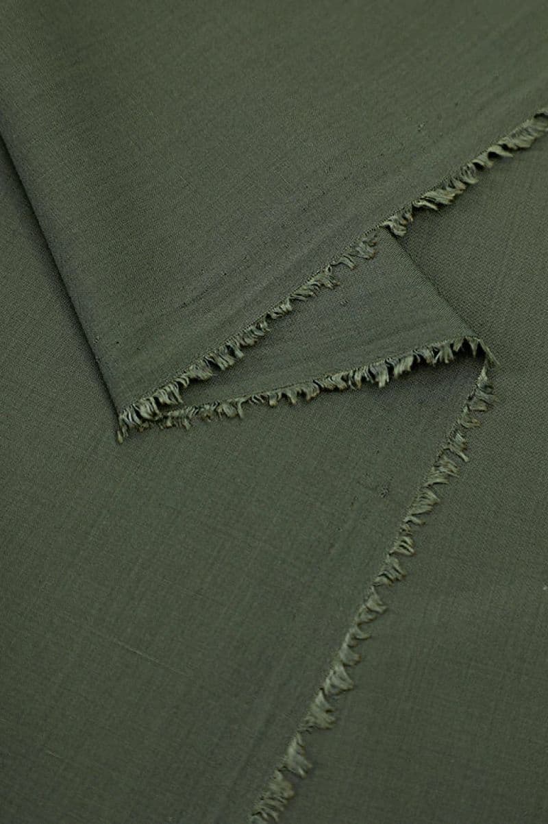 Green Wash & Wear Fabric