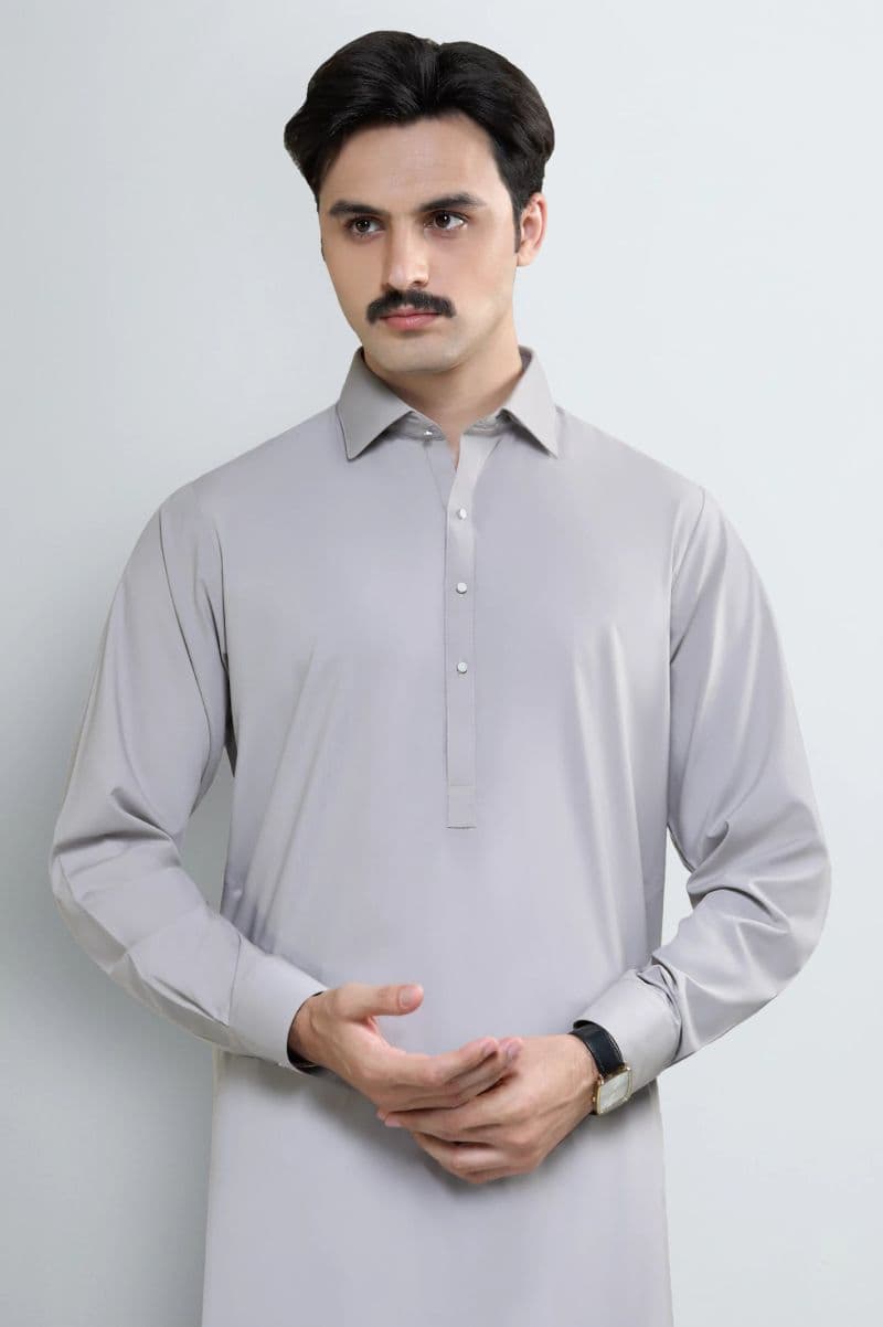 Beige Wash Wear Shalwar Kameez thumbnail