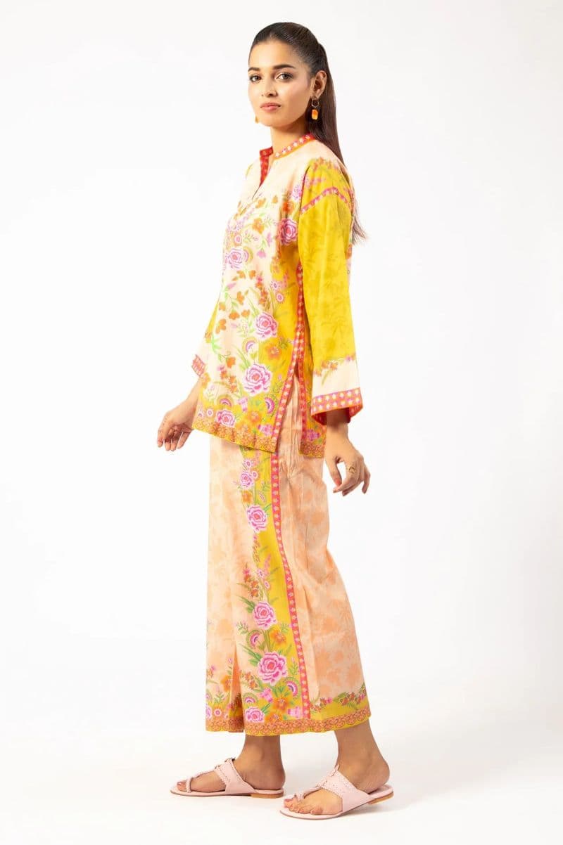 Cambric Mustard Printed 2PC thumbnail