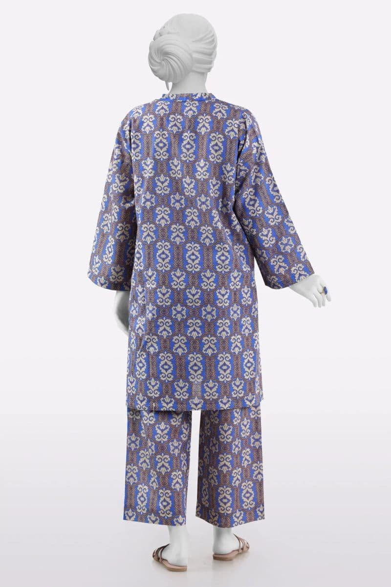 Khaddar Blue Printed 2PC thumbnail