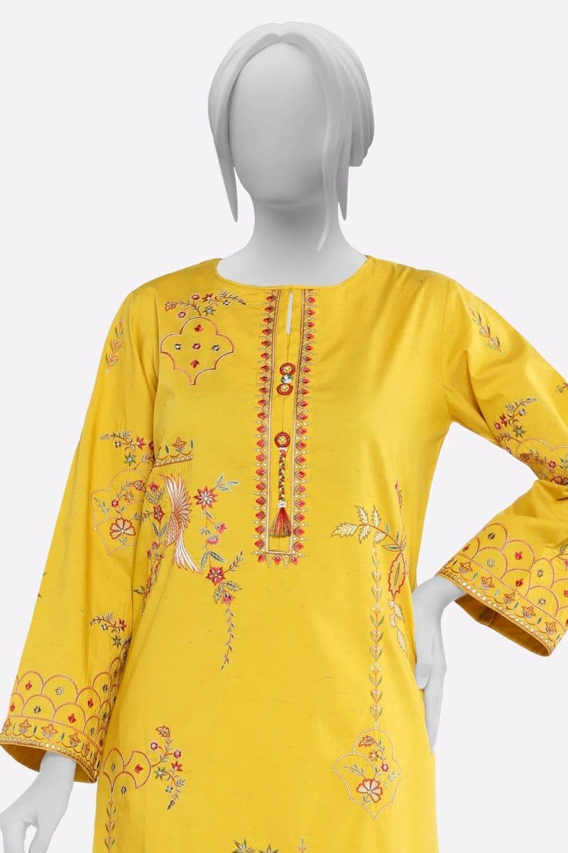 Mustard Embroidered 2PC thumbnail