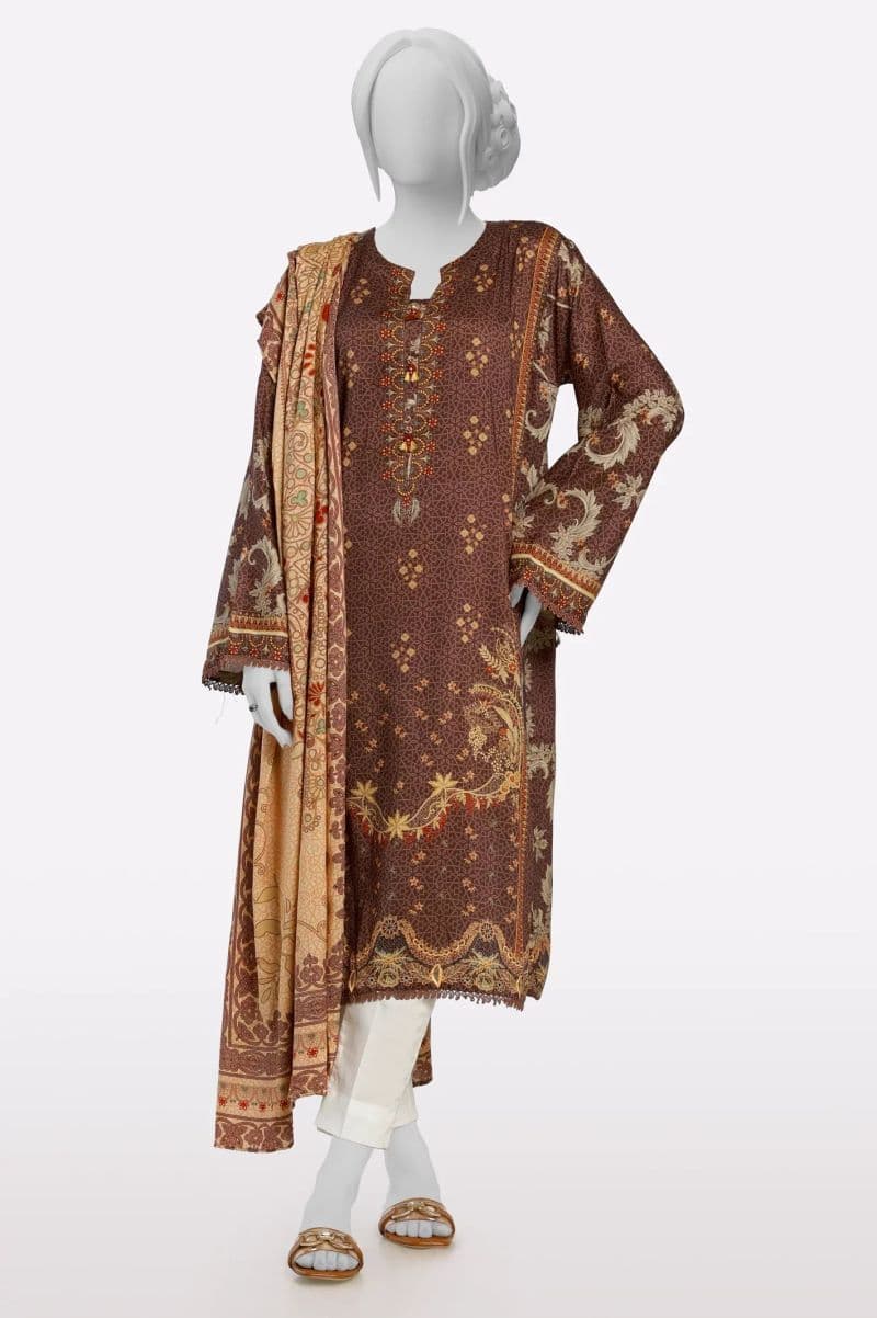 Printed Shirt and Dupatta