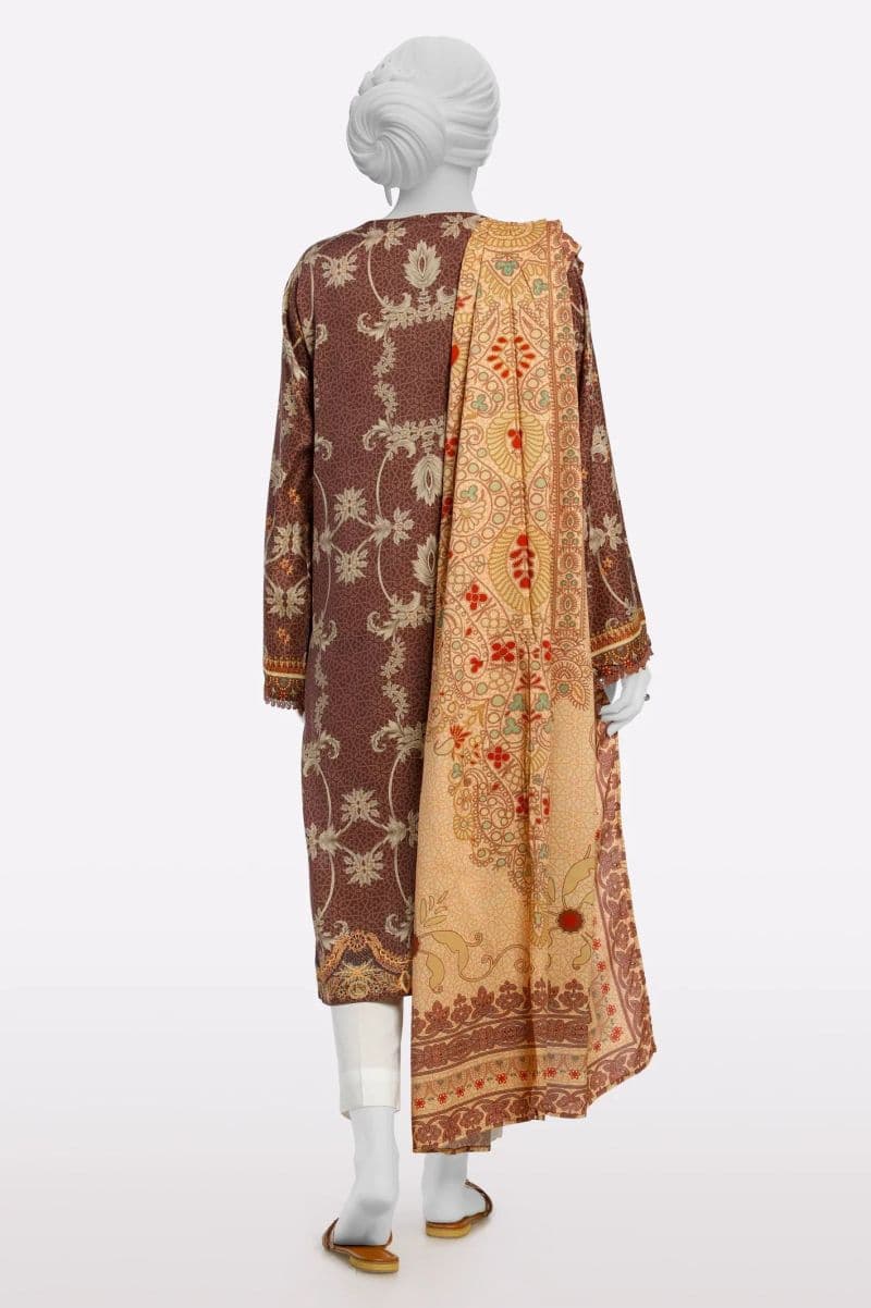 Printed Shirt and Dupatta