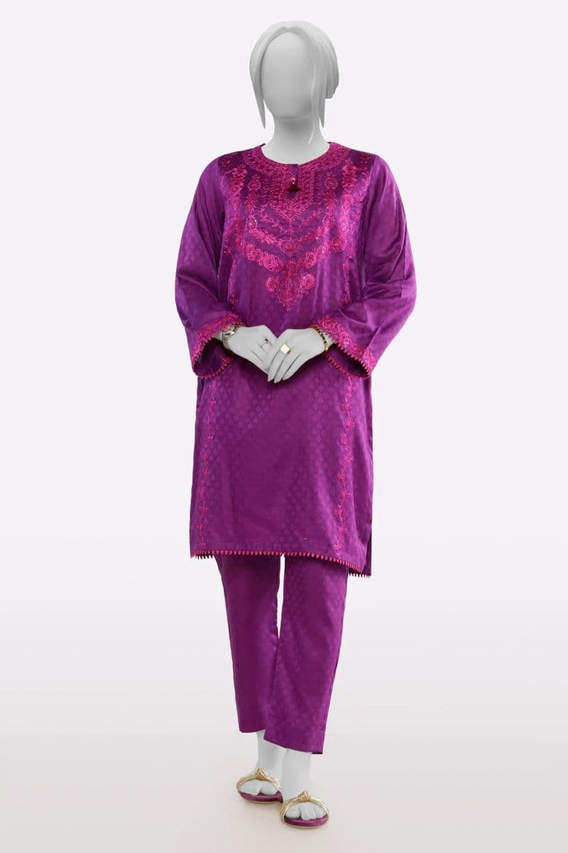 Purple Embroidered 2PC thumbnail