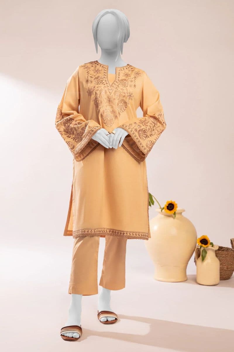Beige Embroidered 2PC thumbnail