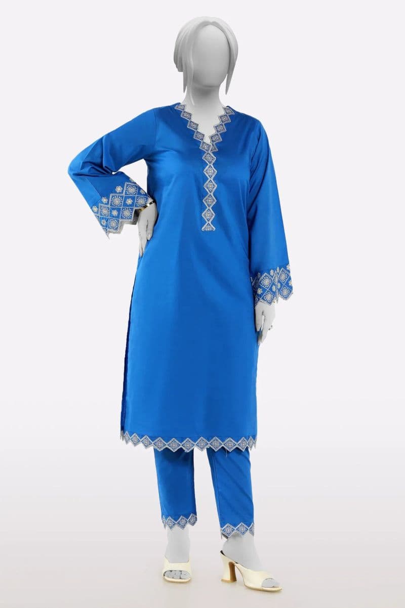 Light Blue Embroidered 2PC thumbnail