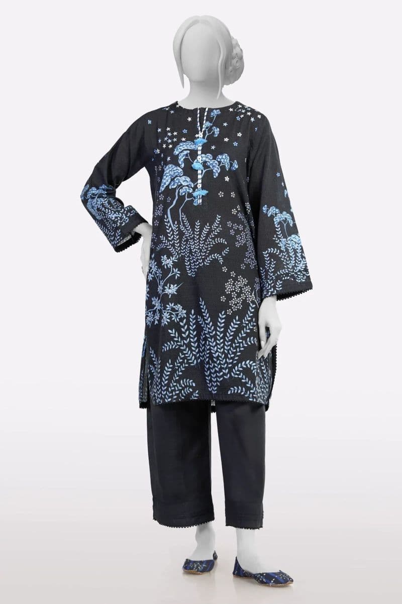 Khaddar Black Printed 2PC thumbnail