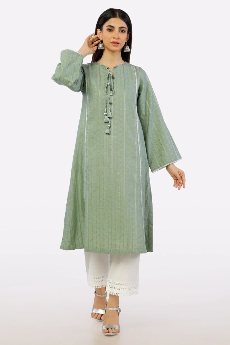 Sage Dyed Kurti