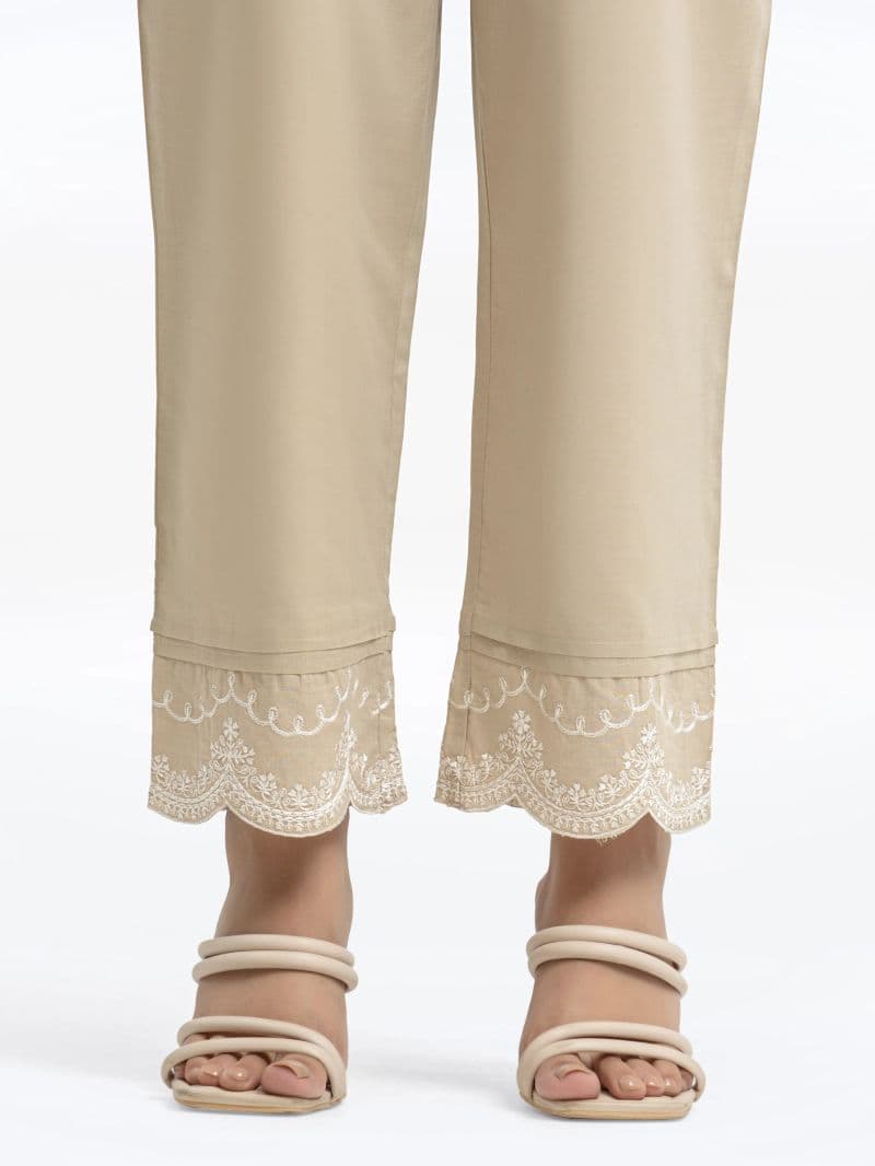 Embroidered Cambric Trouser - EWBE24-76584 thumbnail