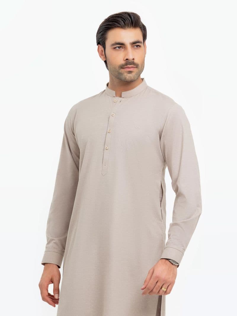 Embroidered Karandi Kurta Pajama - EMTKPT5-069