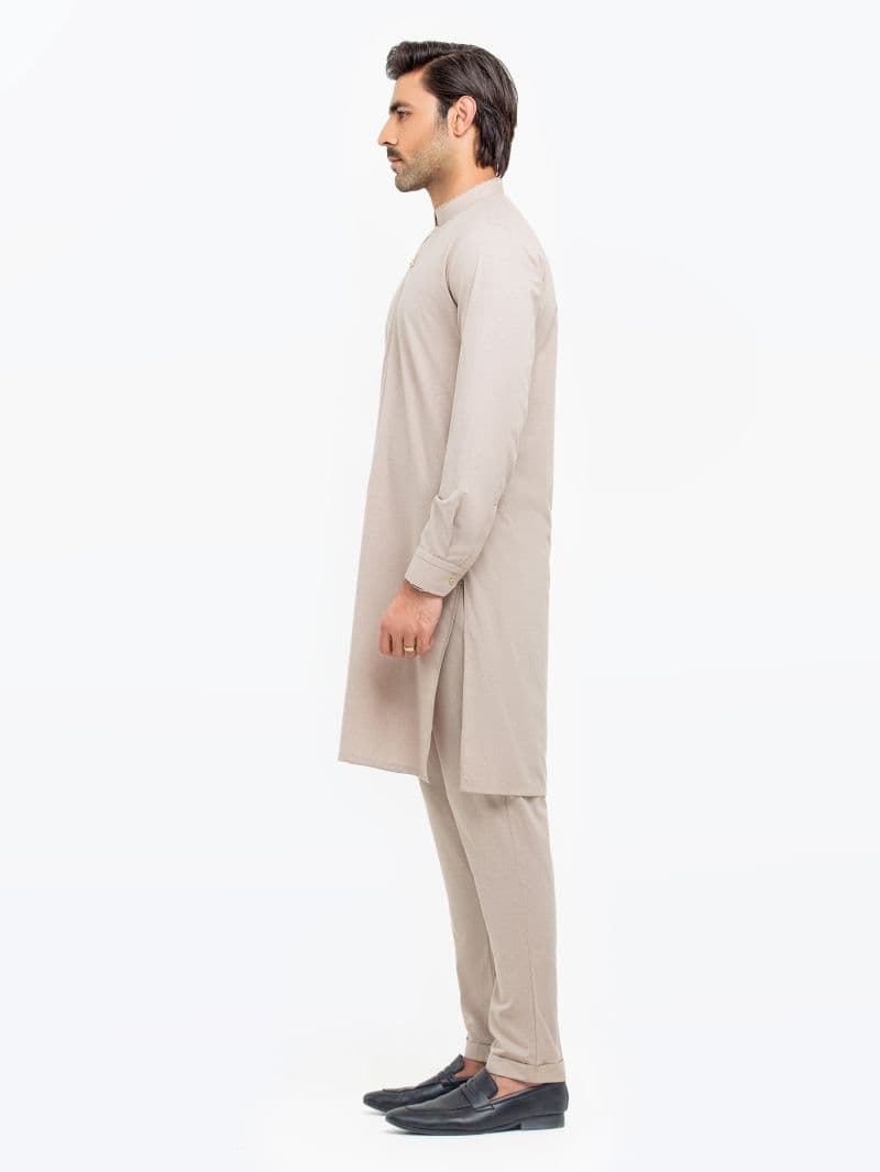 Embroidered Karandi Kurta Pajama - EMTKPT5-069