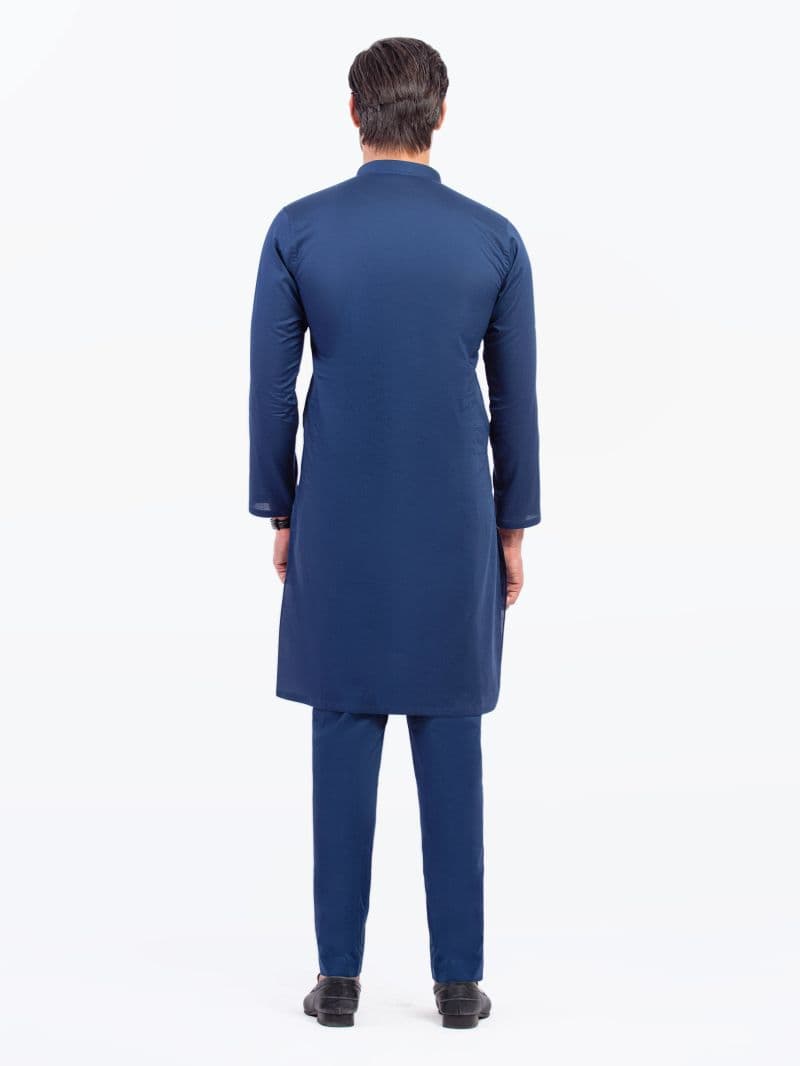 Embroidered Cotton Kurta Pajama - EMTKPT5-064