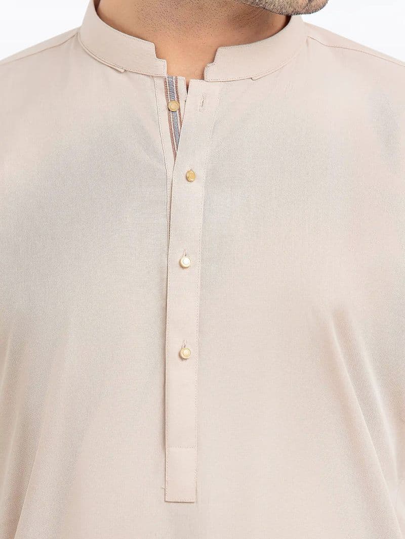 Embroidered Cotton Kurta Pajama - EMTKPT5-054