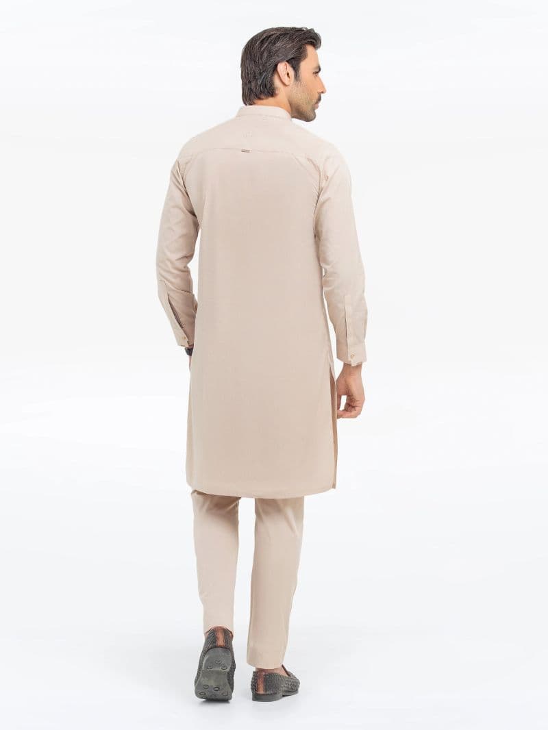 Embroidered Cotton Kurta Pajama - EMTKPT5-054