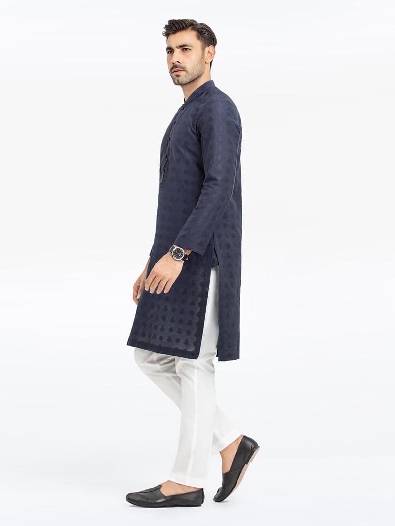 Embroidered Blended Kurta - EMTKC24-121 thumbnail
