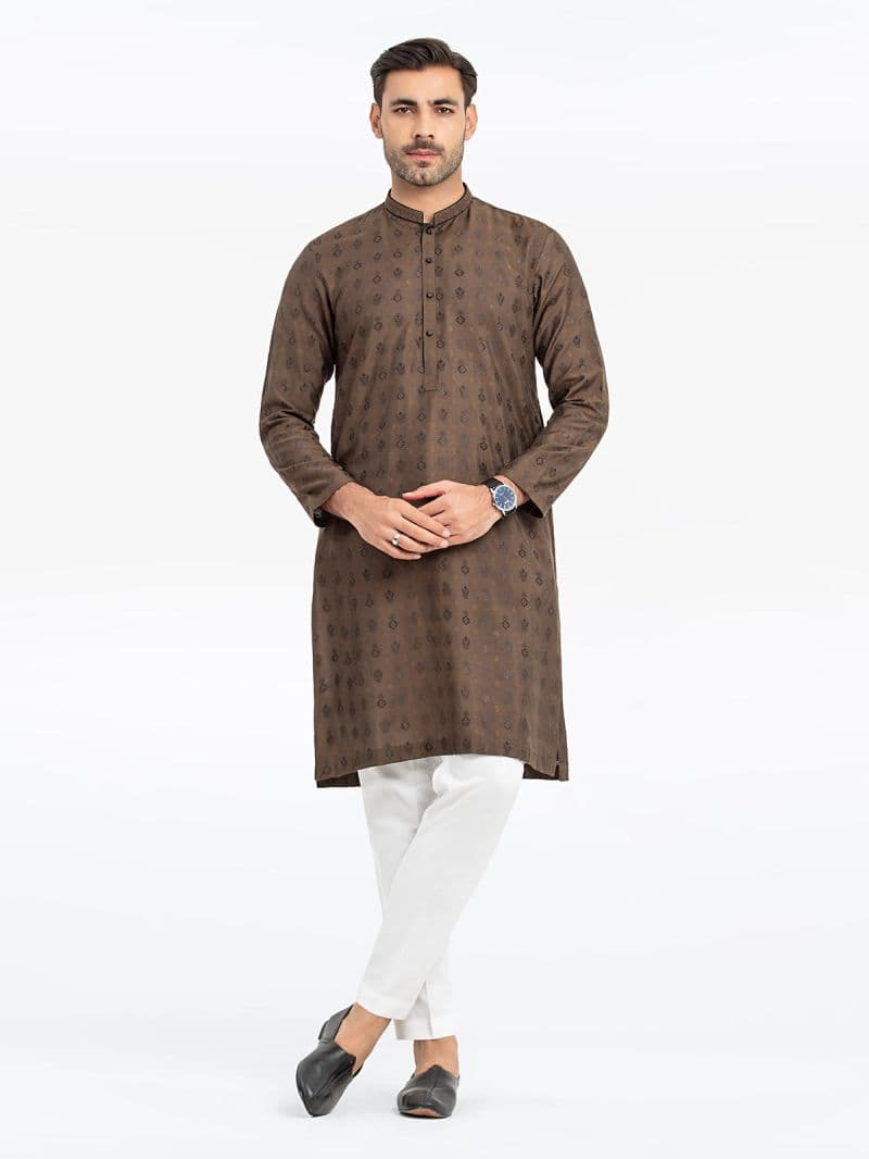 Embroidered Blended Kurta - EMTKC24-122 thumbnail