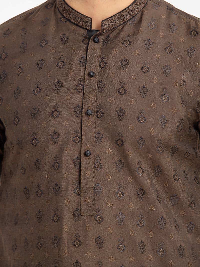 Embroidered Blended Kurta - EMTKC24-122 thumbnail