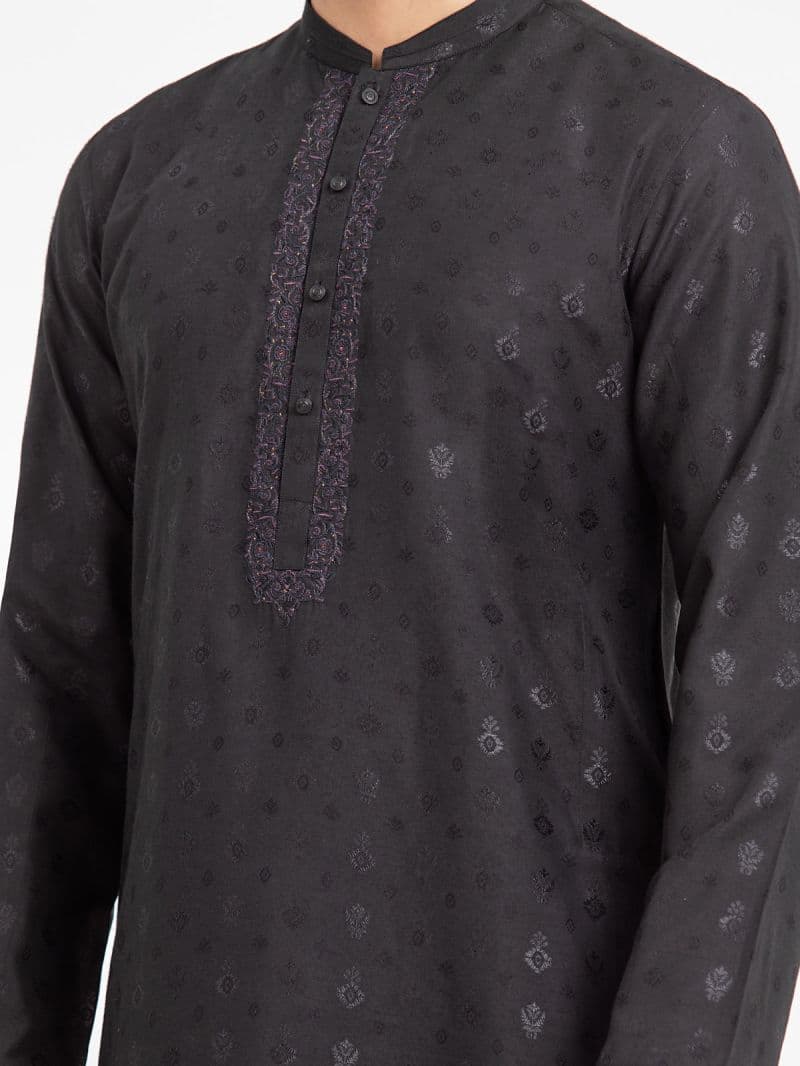 Embroidered Blended Kurta - EMTKC24-120 thumbnail