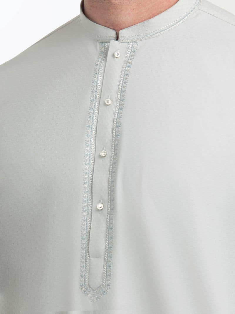 Embroidered Dobby Kurta - EMTK5-99541 thumbnail