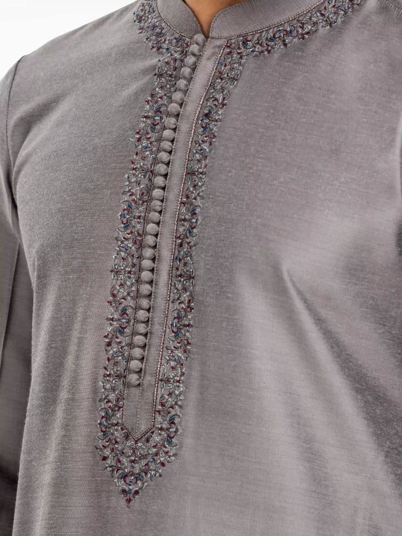 Embroidered Blended Kurta - EMTKC24-119 thumbnail
