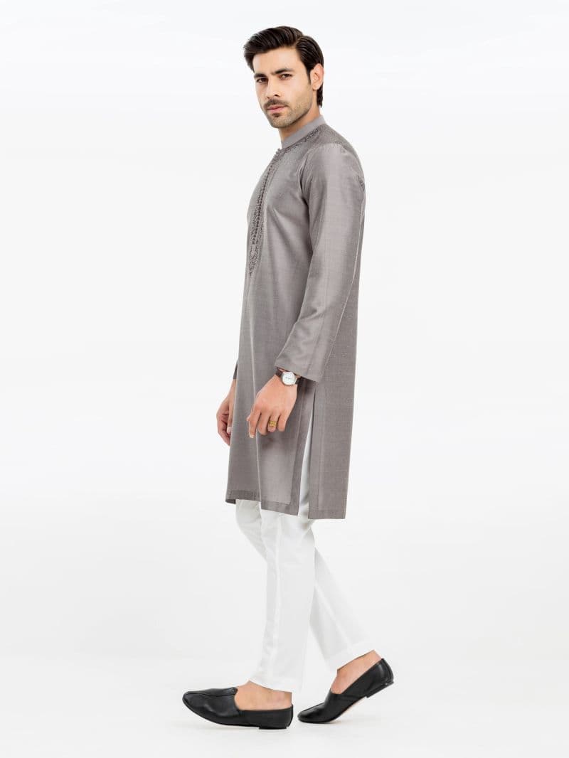 Embroidered Blended Kurta - EMTKC24-119 thumbnail