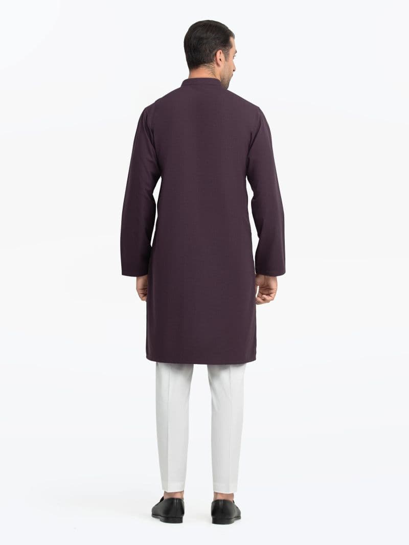 Embroidered Dobby Kurta - EMTK5-99542 thumbnail