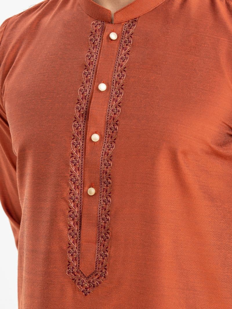 Embroidered Blended Kurta - EMTKC24-116 thumbnail