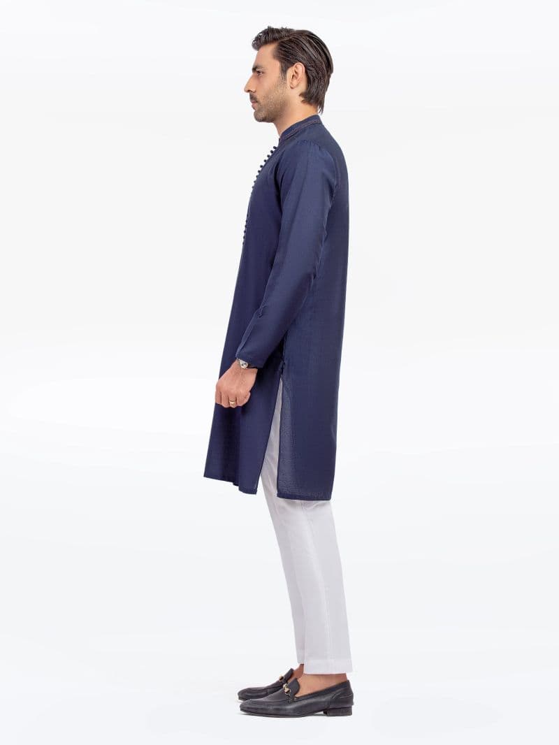 Embroidered Blended Kurta - EMTKC5-151 thumbnail