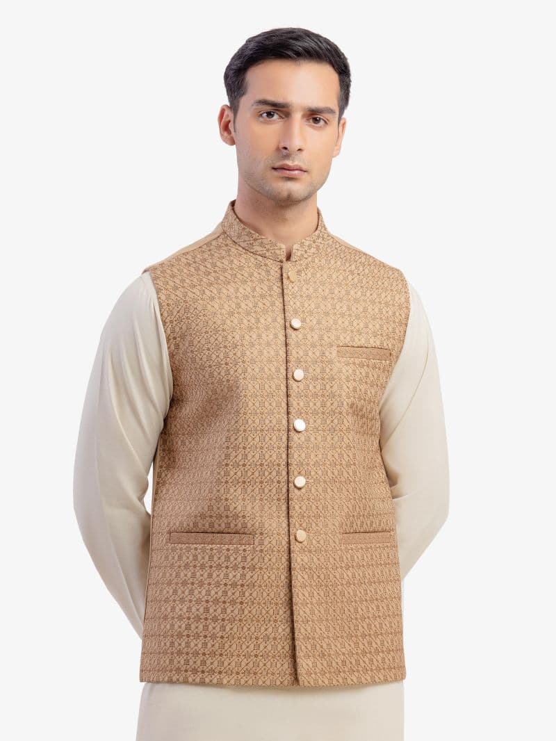 Embroidered Waistcoat - EMTWC5-35966