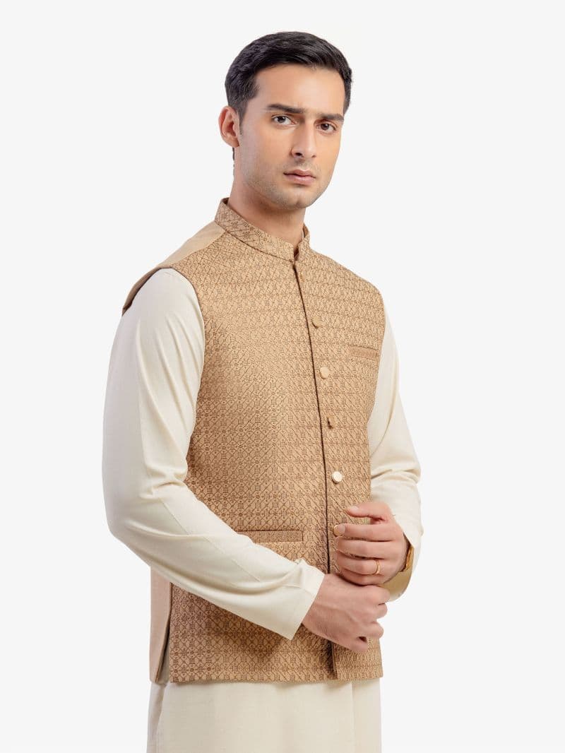 Embroidered Waistcoat - EMTWC5-35966