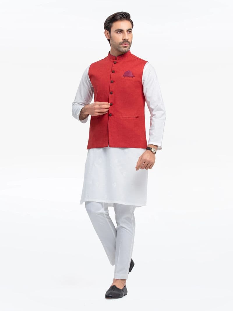 Cotton Waistcoat - EMTWC23-35839 thumbnail