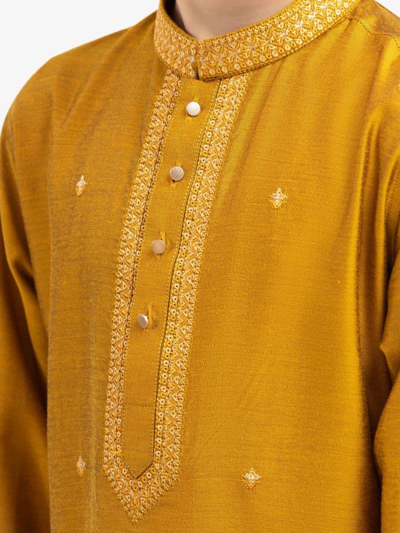 Embroidered Blended Kurta - EBTKC5-026 thumbnail