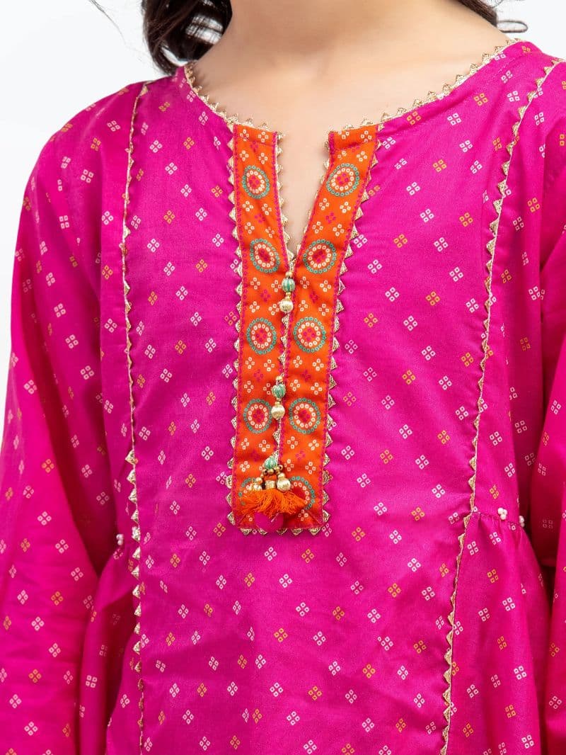 Printed Cambric Shirt Trouser - EGTKP5-70973ST