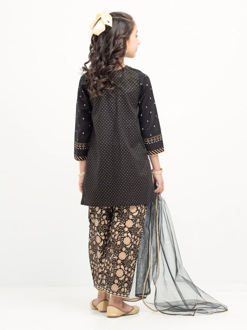 Block Print Cambric Suit - EGTKP5-70816-3P thumbnail