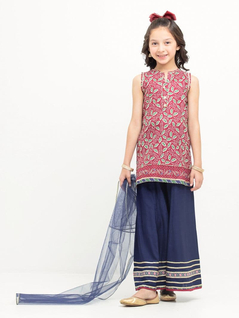 Printed Khaddar Suit - EGTKP5-70809-3P thumbnail