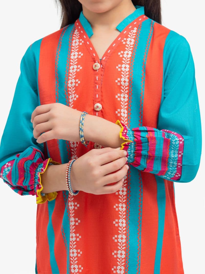 Printed Cambric Shirt - EGTKP24-70762S thumbnail