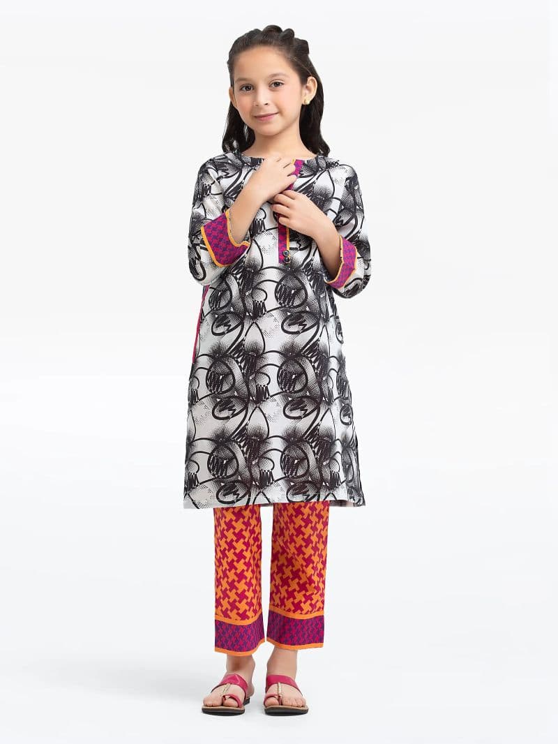 Printed Lawn Shirt Trouser - EGTKP24-70425ST