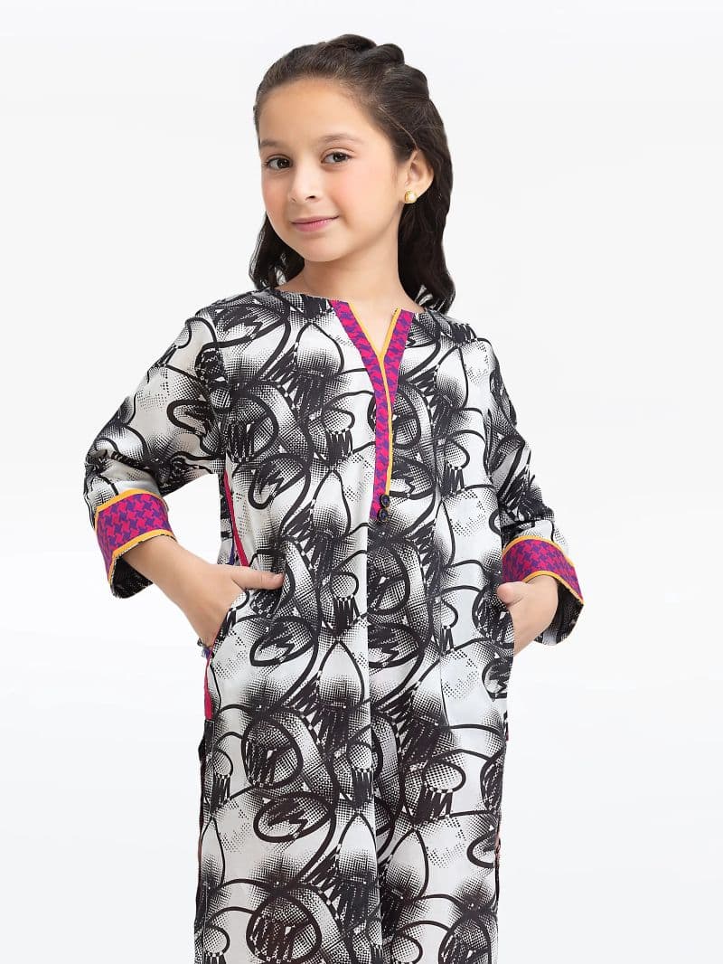 Printed Lawn Shirt Trouser - EGTKP24-70425ST