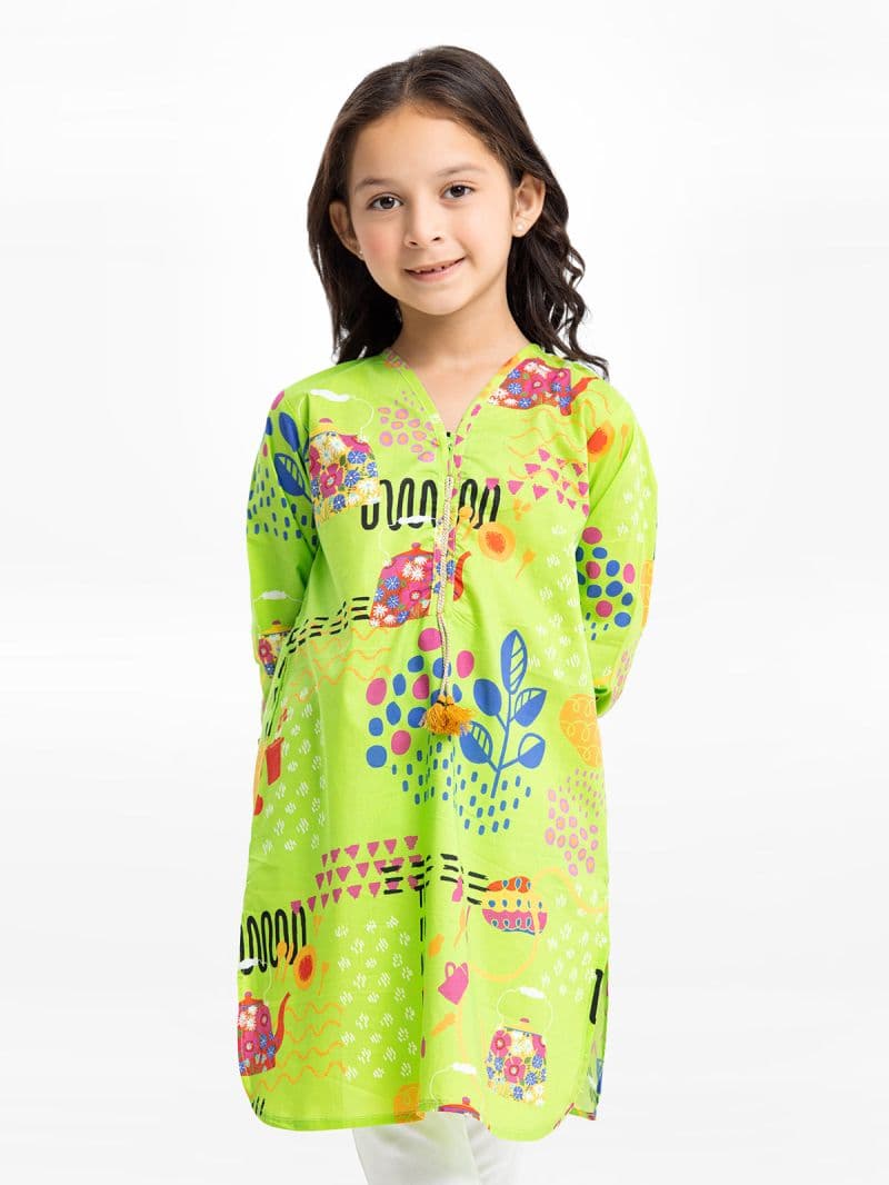 Printed Lawn Shirt - EGTKP24-70734S thumbnail