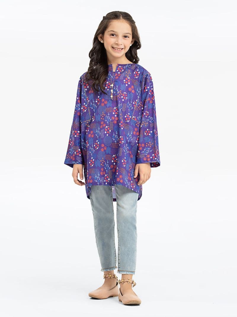 Printed Lawn Shirt - EGTKP24-70405S thumbnail