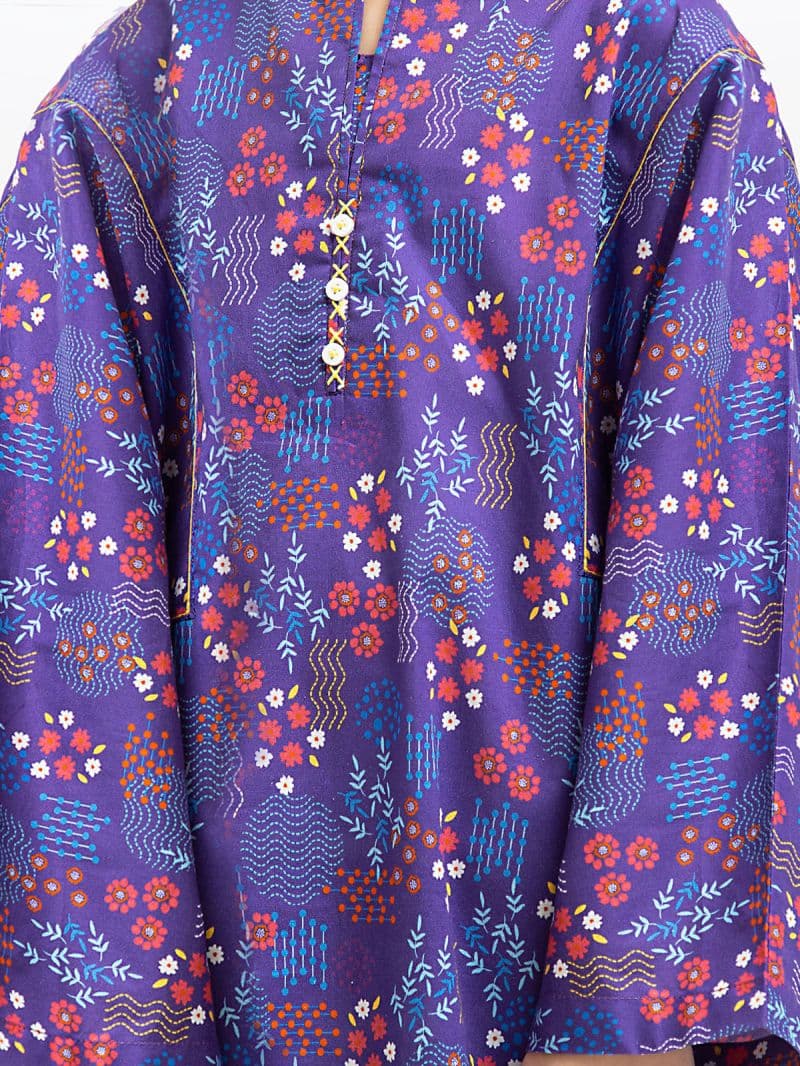 Printed Lawn Shirt - EGTKP24-70405S thumbnail